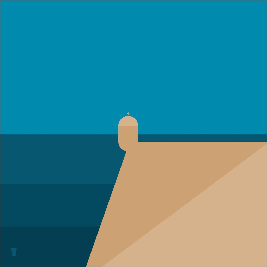 il-Gardjola (Unframed, 17.5cm x 17.5cm)