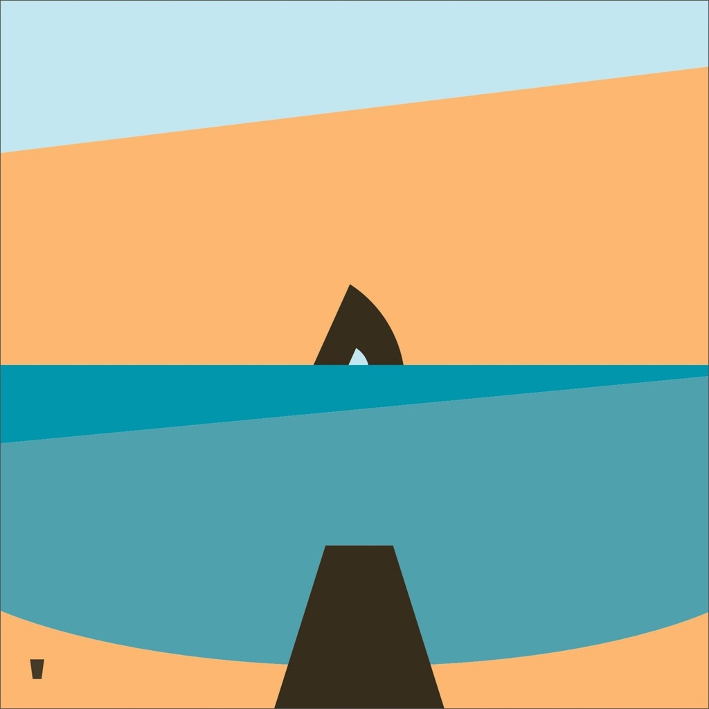 Il-Qawra tad-Dwejra (Unframed, 17.5cm x 17.5cm)