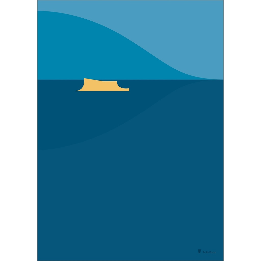 Filfla by Day (Unframed, 29.7cm x 42cm (A3))