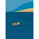 Luzzu by Day (Unframed, 29.7cm x 42cm (A3))