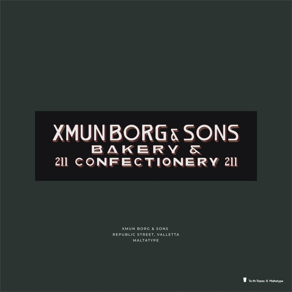 Xmun Borg & Sons (Unframed, 30cm x 30cm)
